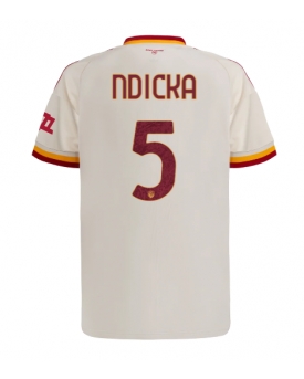 AS Roma Evan Ndicka #5 Maglia Gara Trasferta Repliche 2026-27 Maniche Corte AS Roma Evan Ndicka #5 Maglia Gara Trasferta Repliche 2026-27 Maniche Corte